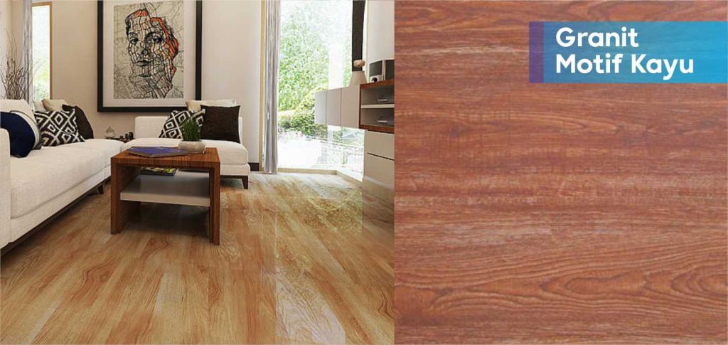 lantai granit motif kayu