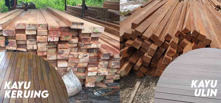 kayu keruing vs kayu ulin