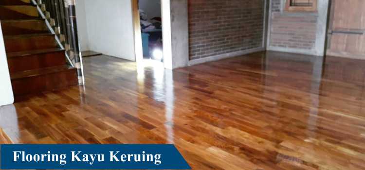 flooring kayu keruing