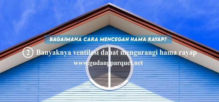 ventilasi mengurangi populasi rayap