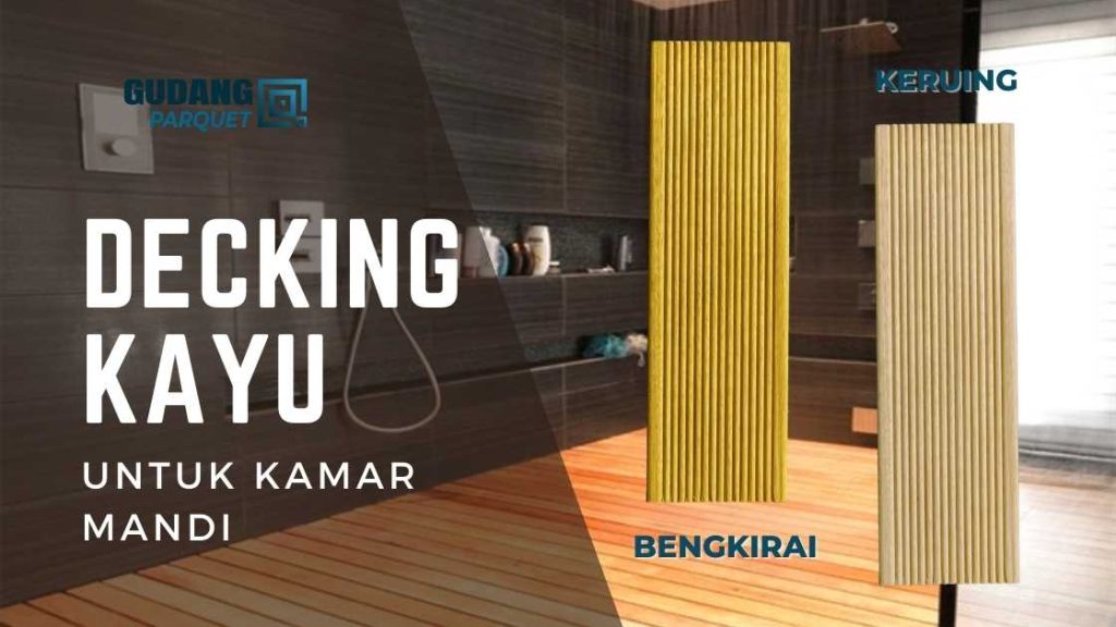 lantai kayu kamar mandi