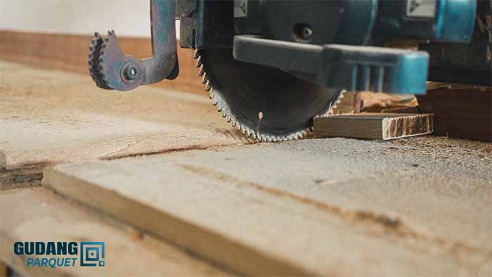 proses pengolahan lantai kayu