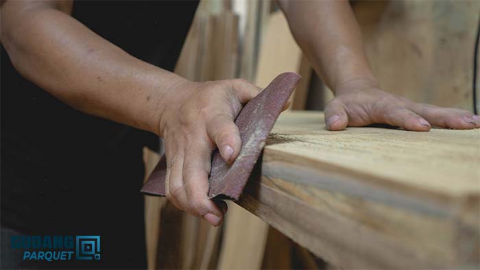 proses pengolahan lantai kayu