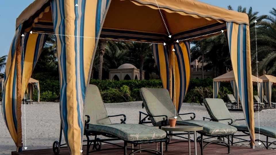 gazebo rangka besi