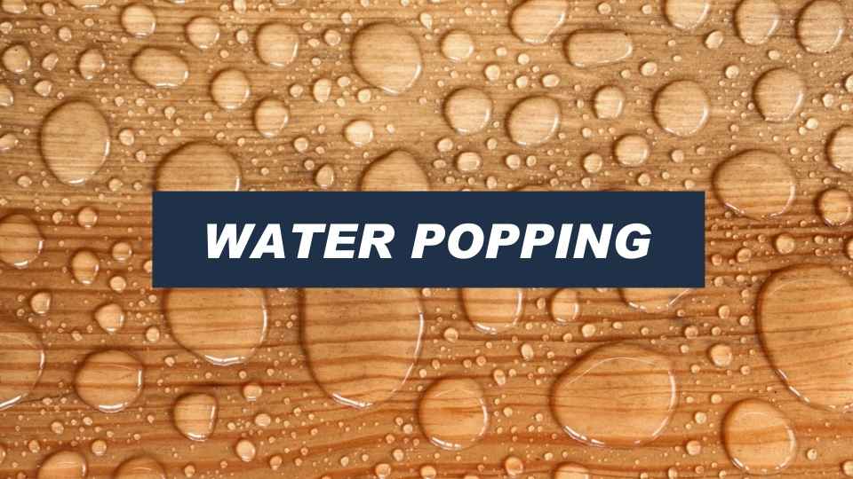 Metode Terbaik Sebelum Finishing Lantai Kayu! water popping sebelum finishing lantai kayu