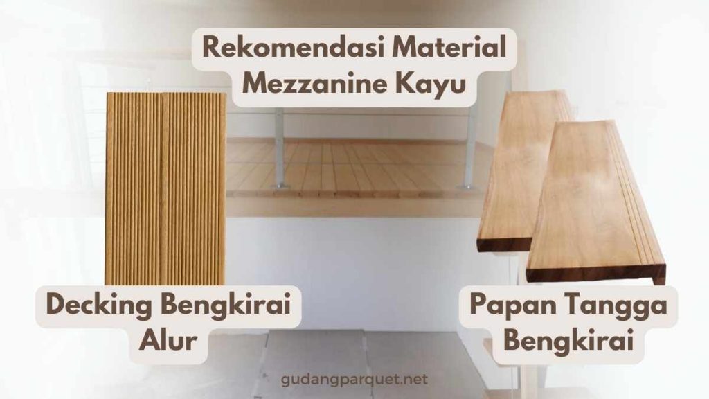 material mezzanine kayu