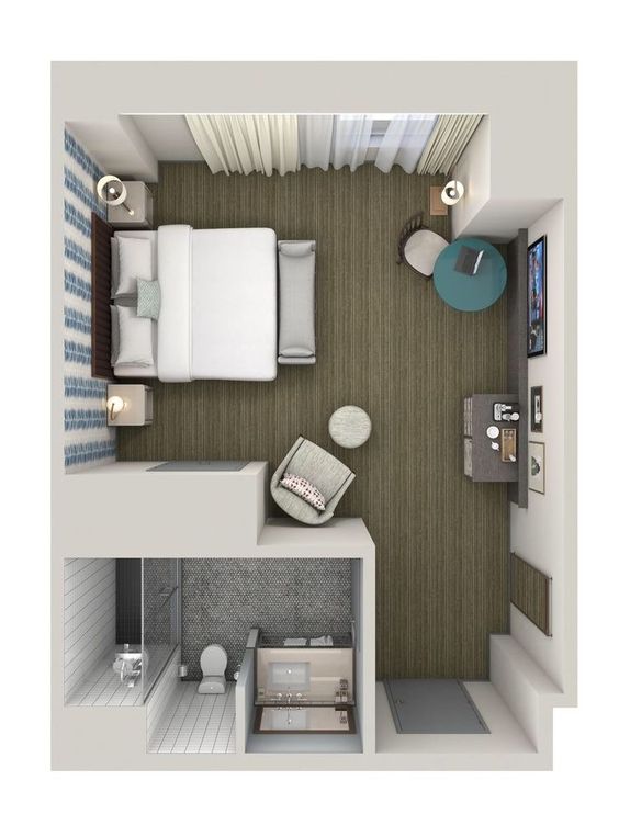 desain kamar hotel