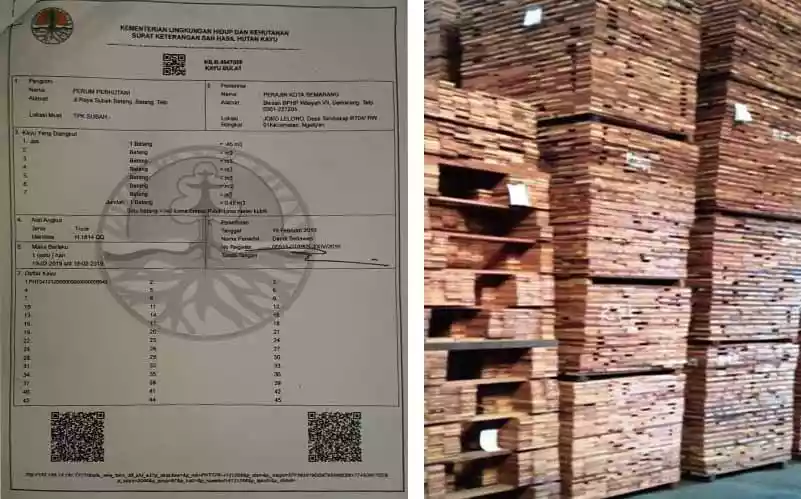 kayu olahan