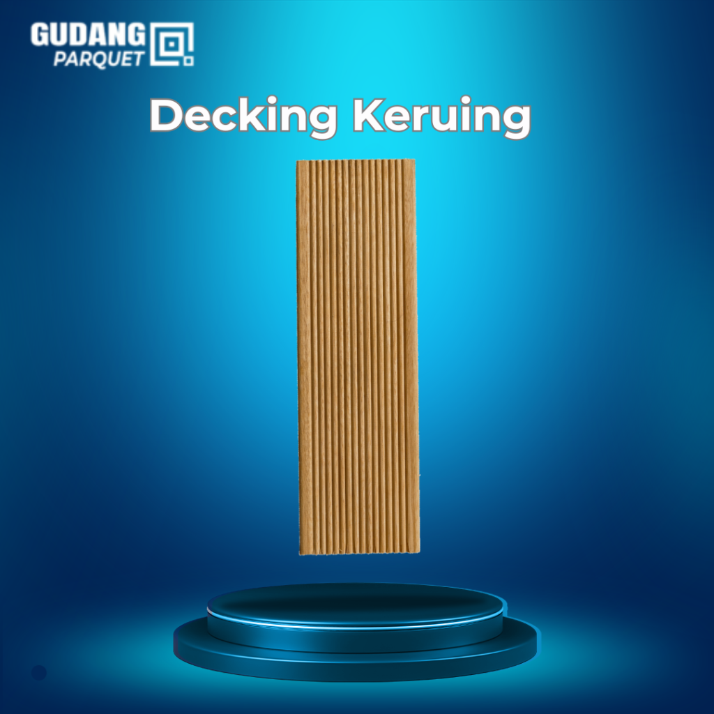 lantai kayu keruing outdoor