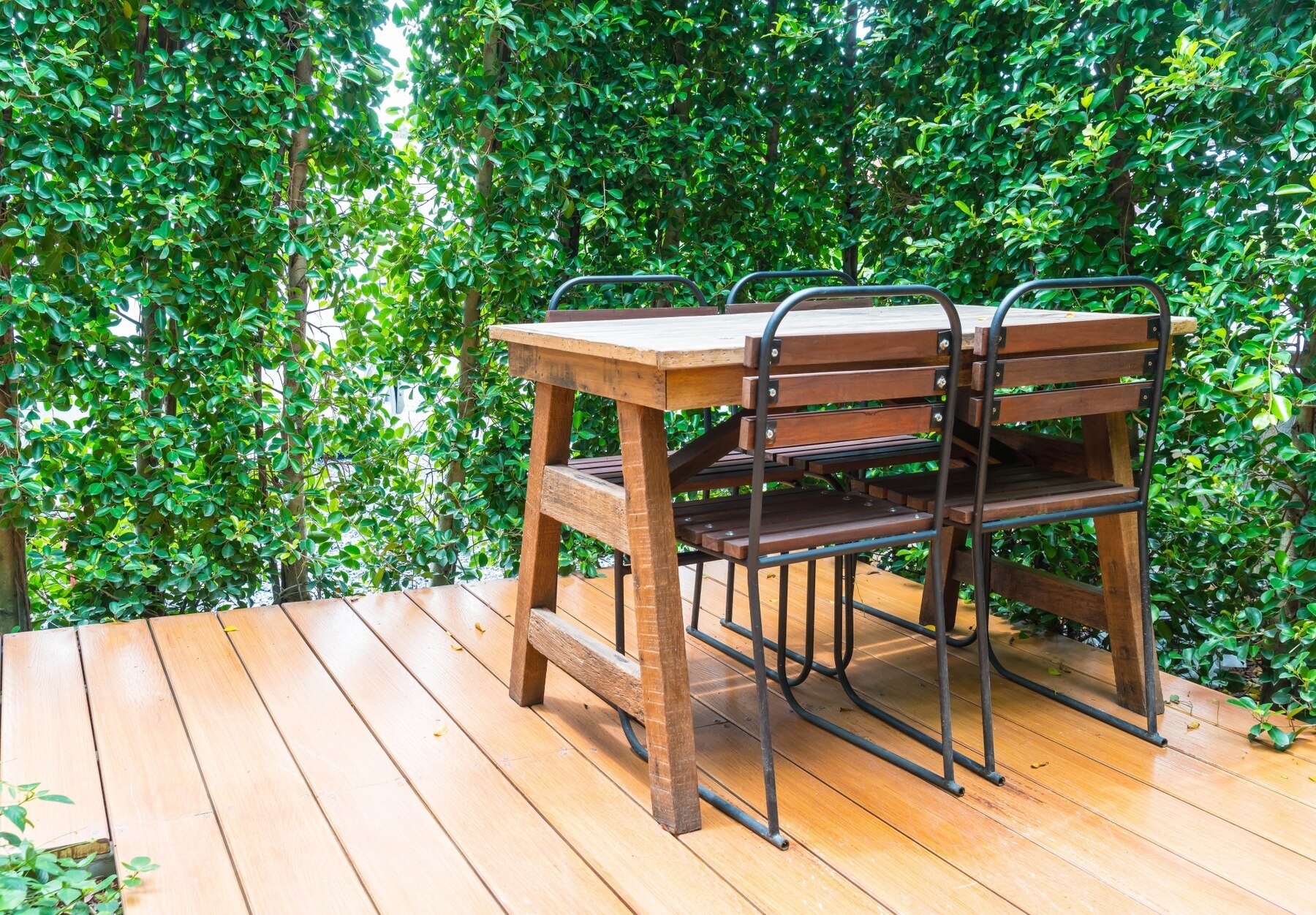 lantai kayu outdoor
