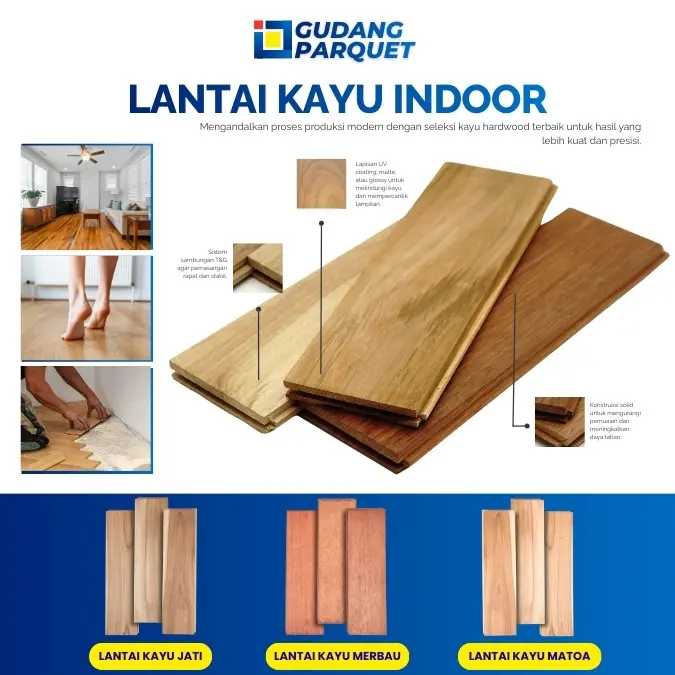 Lantai Kayu Indoor