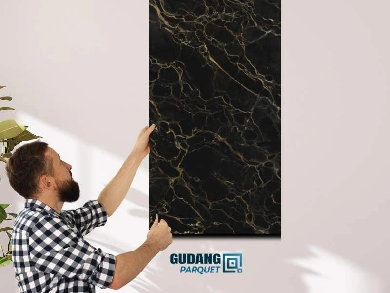 keunggulan dinding PVC motif marmer